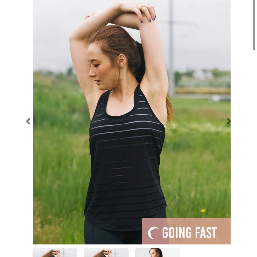 ZYIA Active Black Havana Tank medium